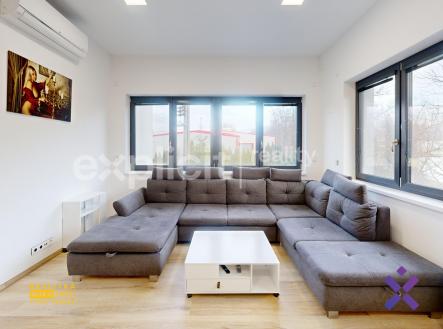 Pronajem-bytu-2kk-90-m-Slusovice-Dostihova-Living-Room 1 | Pronájem bytu, 2+kk, 90 m²
