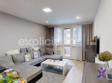 Pronájem bytu 2+1, 56m2 - M. Knesla, Zlín | Pronájem bytu, 2+1, 56 m²