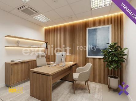 Kancelář | Pronájem - obchodní prostor, 158 m²