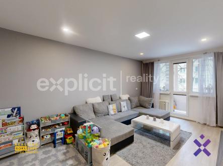 Pronájem bytu 2+1, 56m2 - M. Knesla, Zlín | Pronájem bytu, 2+1, 56 m²