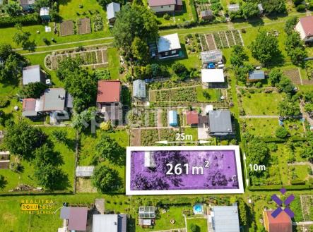 Prodej - pozemek, zahrada, 261 m²
