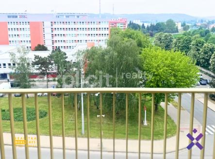 Ing. Jana Urbanová Explicit reality Rezidence u Dřevnice pohled z balkonu | Pronájem bytu, 2+kk, 44 m²