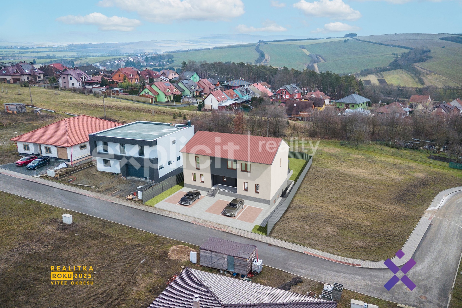 Filip Hladiš realitní makléř Prodej novostaveb bytů 4+kk 110 m² - 124 m², zahrada 130 m², Dolní Němč