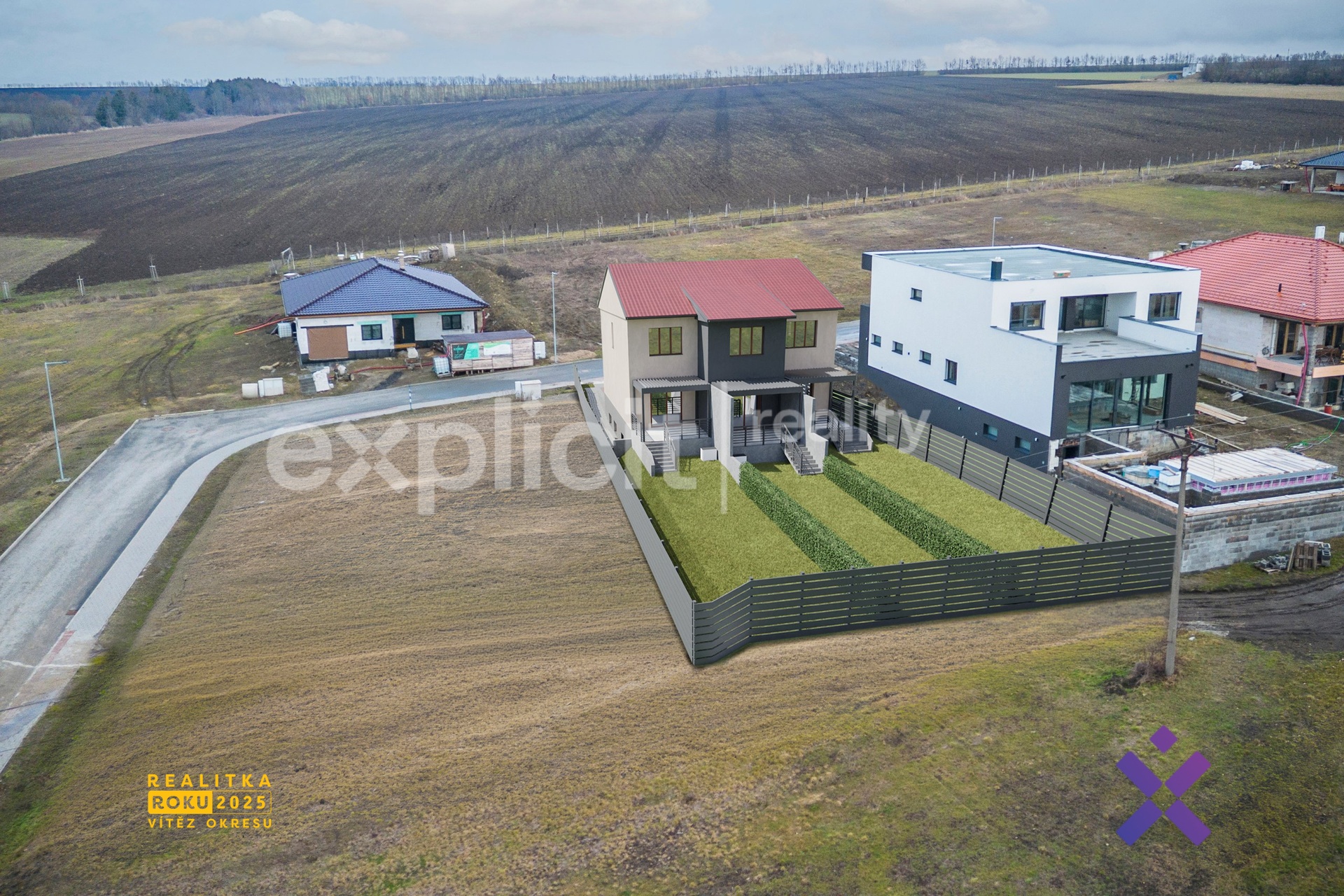 Filip Hladiš realitní makléř Prodej novostaveb bytů 4+kk 110 m² - 124 m², zahrada 130 m², Dolní Němč