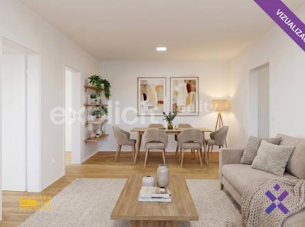 Kopie návrhu Kopie návrhu VIZUALIZACE (1) | Prodej bytu, 3+1, 61 m²