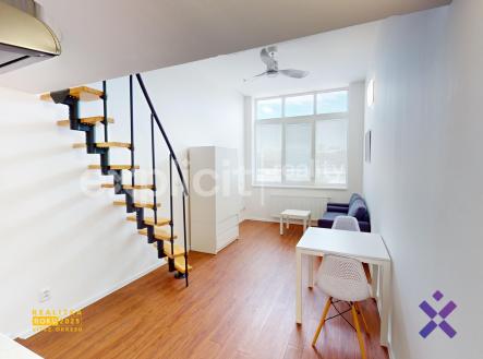 Pronájem ateliéru 1+kk, 29 m² - Zlín (Loft) | Pronájem bytu, 1+kk, 29 m²