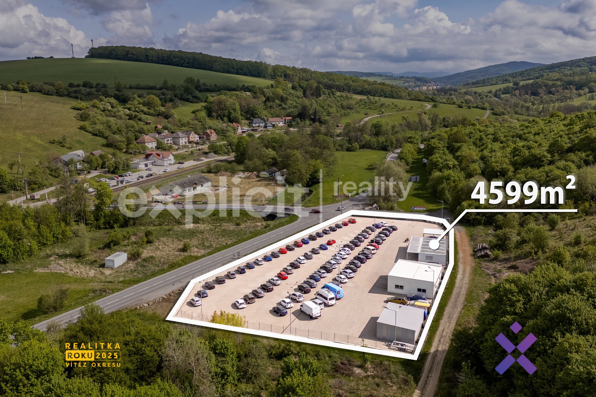 Prodej komerčního pozemku 4600 m² - Biskupice Ing. Martin Souček & Explicit Reality