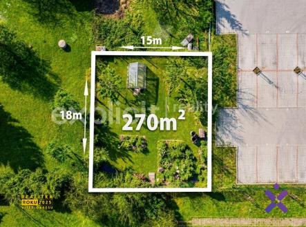 Prodej zahrady 270 m² - Mojmírova, Uherské Hradiště | Prodej - pozemek, zahrada, 270 m²