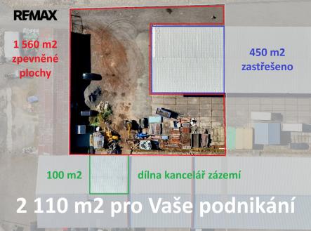 rozložení ... | Pronájem - skladovací prostor, 2 110 m²