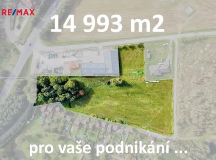 rozložení pozemku ... | Prodej - pozemek pro komerční výstavbu, 14 993 m²