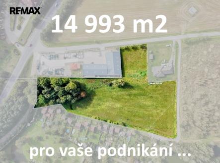rozložení pozemku ... | Prodej - pozemek pro komerční výstavbu, 14 993 m²
