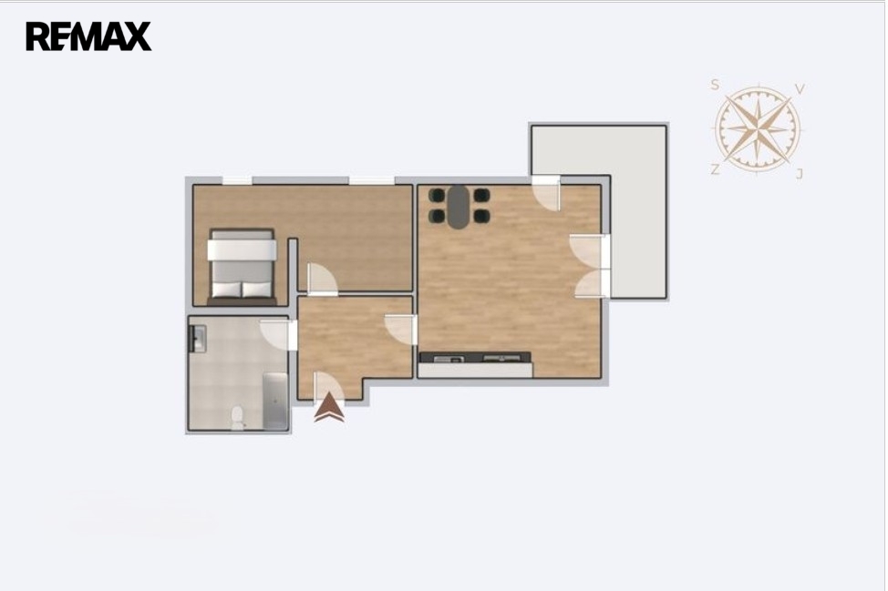 dispoziční rozložení bytu ...