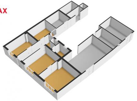 prostorové uspořádání | Prodej - chata/rekreační objekt, 83 m²