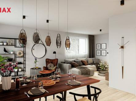 merunkova-hradec-kralove-obyvak-2.jpg | Prodej bytu, 2+kk, 70 m²