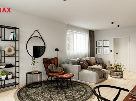 merunkova-hradec-kralove-obyvak.jpg | Prodej bytu, 3+kk, 100 m²