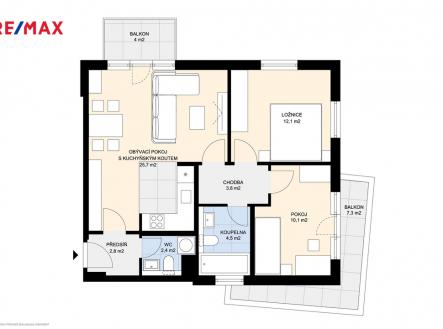 2d-pud-byt-c.15.jpg | Prodej bytu, 3+kk, 60 m²
