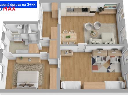 ksvetle-3.jpg | Pronájem bytu, 2+kk, 94 m²