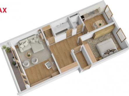 Půdorys | Prodej bytu, 2+1, 66 m²