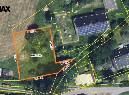 vyznaceny-pozemek-cenkovice.jpg | Prodej - pozemek pro bydlení, 850 m²