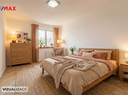 loznice-vizualizace.png | Prodej bytu, 3+kk, 58 m²