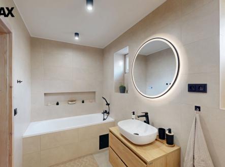 Koupelna v přízemí | Prodej - dům/vila, 194 m²