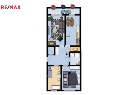 pudorys-opatov.jpg | Pronájem bytu, 3+1, 77 m²