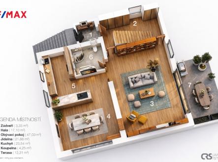 moderni-3d-pudorys-bytu-s-terasou.png | Prodej - dům/vila, 330 m²