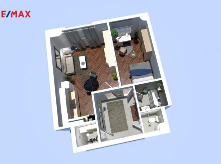 pacovska-pudorys-3.jpg | Prodej bytu, 2+1, 52 m²