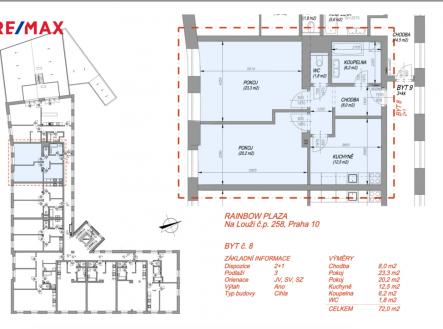 8-layout.png | Pronájem bytu, 2+1, 72 m²