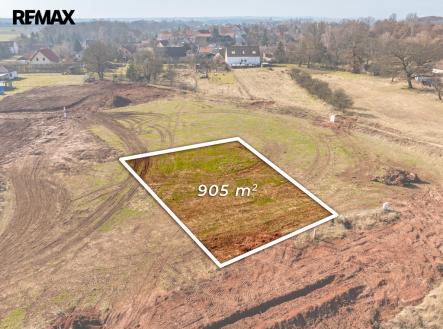 Vyznačení pozemku | Prodej - pozemek pro bydlení, 905 m²