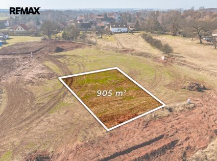 Vyznačení pozemku | Prodej - pozemek pro bydlení, 905 m²