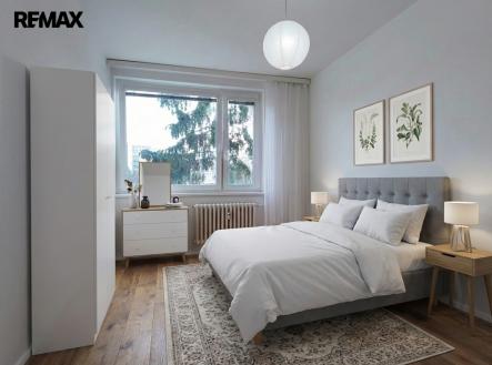 Vizualizace - Pokoj 1 | Prodej bytu, 3+1, 66 m²