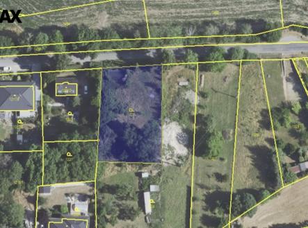 Hranice pozemku v mapě KN | Prodej - pozemek pro komerční výstavbu, 1 670 m²