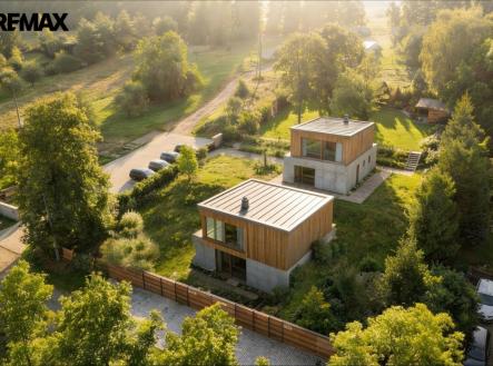 Vizualizace výstavby dvou rodinných domů | Prodej - pozemek pro bydlení, 1 670 m²