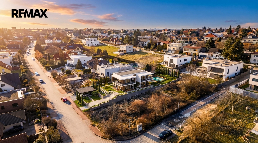 Vizualizace domu na pozemku