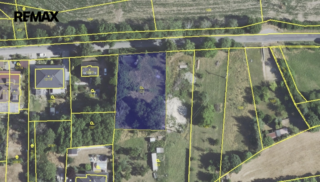 Hranice pozemku v mapě KN