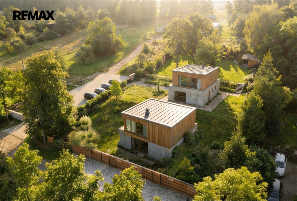 Vizualizace výstavby dvou rodinných domů