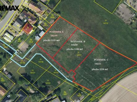 mapa-kn-rozdeleni-na-pozemky-popis.jpg | Prodej - pozemek pro bydlení, 1 111 m²