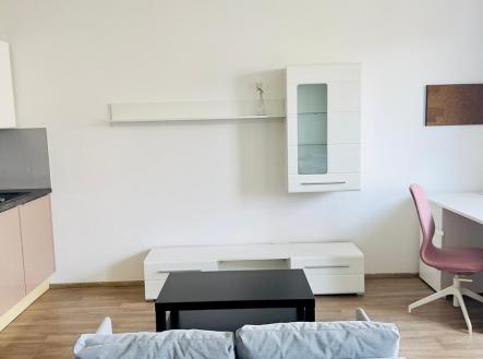 Obývací prostor | Pronájem bytu, 1+kk, 34 m²