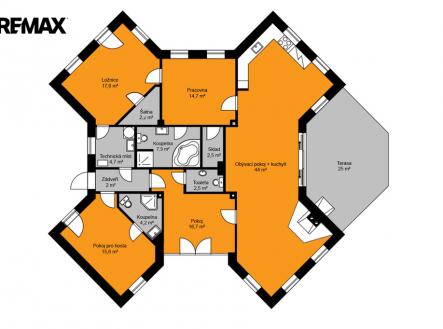 2D půdorys | Prodej - dům/vila, 174 m²