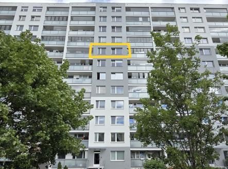 Byt se nachází v 8. patře | Pronájem bytu, 2+kk, 46 m²