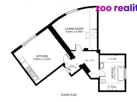 Pronájem bytu, 1+1, 51 m²
