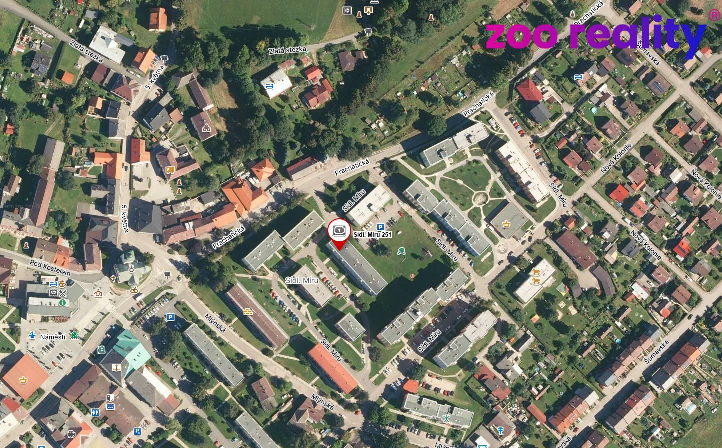 Prodej byt 3 + 1, 69㎡|Jihočeský kraj, Prachatice, Volary, Sídl. Míru 251, 38451