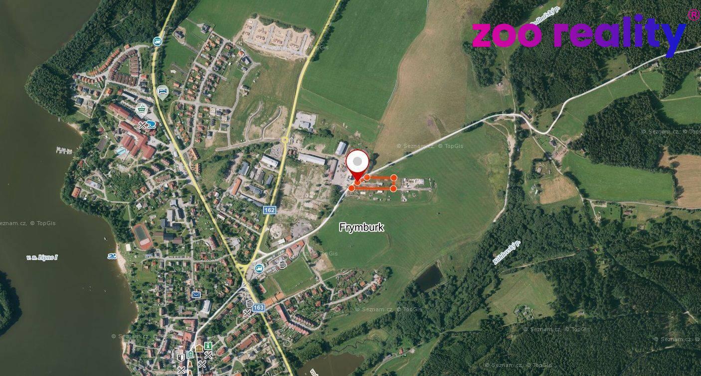 Prodej pozemek Komerční, 3 559㎡|Český Krumlov, Jihočeský kraj, Frymburk, 38279