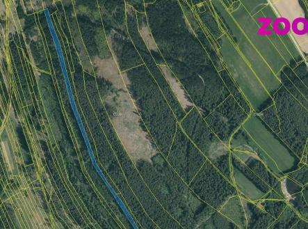 Prodej - pozemek, les, 4 056 m²