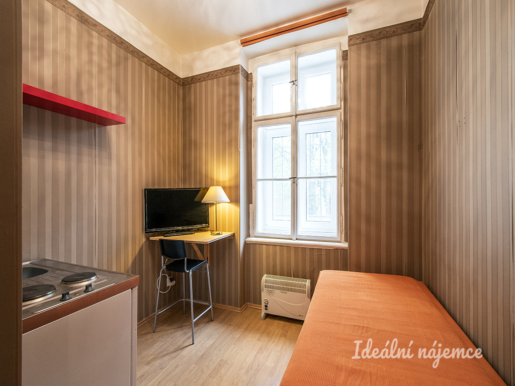 Pronájem bytu 1+kk, Cimburkova, Žižkov, 10900 Kč/měs, 10 m2