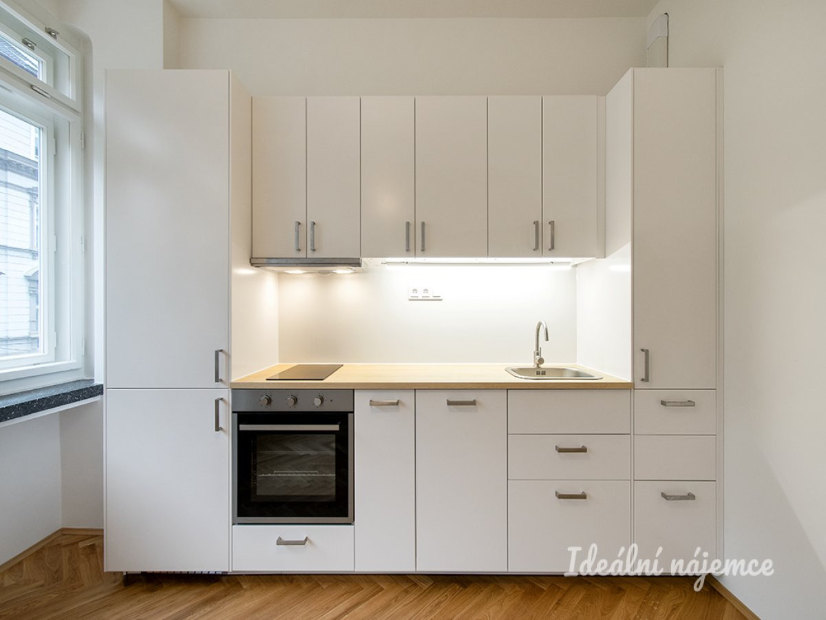 Pronájem bytu 1+kk, Pplk. Sochora, Holešovice,  18000 Kč/měs, 26 m2