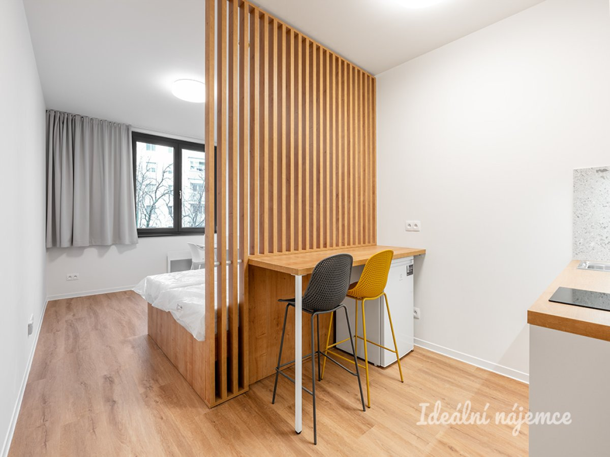 Pronájem bytu 1+kk, Na Větrníku, Břevnov, 15003 Kč/měs, 27 m2