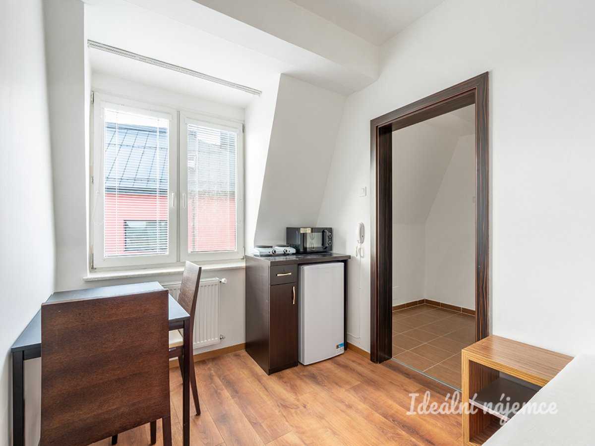 Pronájem bytu 1+kk, Suchdolské náměstí, Suchdol, 12900 Kč/ měs.,  18 m2