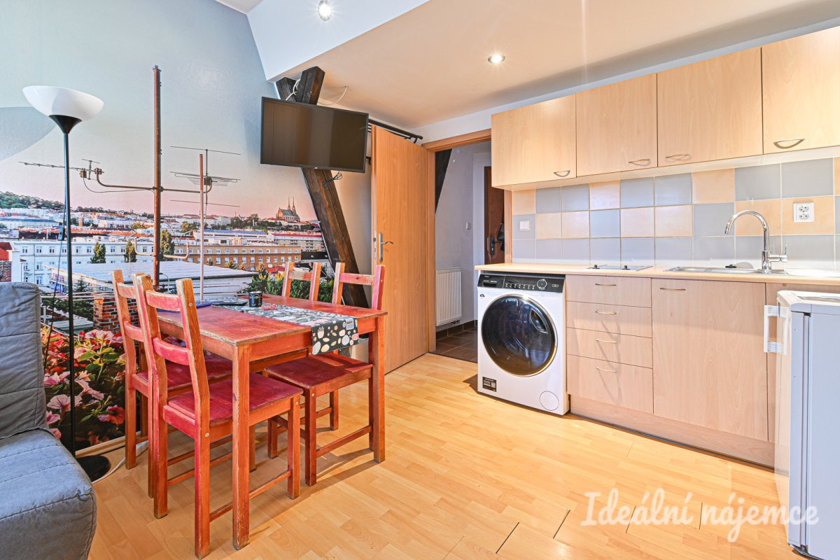 Pronájem bytu 2+kk, Vídeňská, Štýřice, 15900 Kč/měs, 28 m2